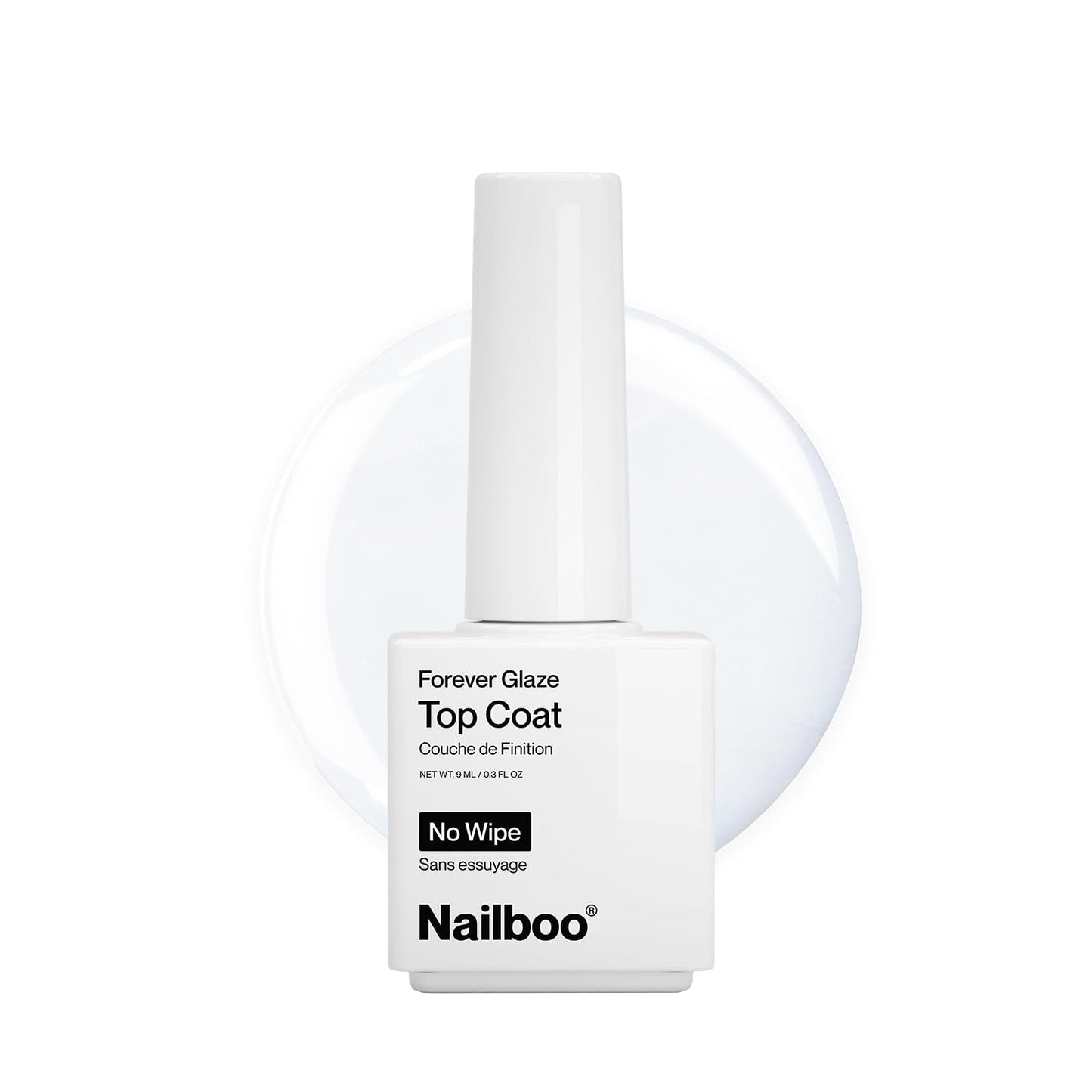 Nailboo Premier Forever Glaze Gel Nail Polish, Clear Top Coat LED Lamp Gel Polish, Self-Leveling DIY, Salon Quality Nail Color, Glossy Long-Wear, 0.3 Beauty & Personal Care Nailboo