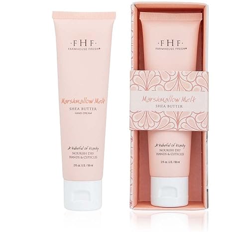 FarmHouse Fresh Marshmallow Melt Shea Butter Hand Cream, Marshmallow, 2 Fl Oz Beauty & Personal Care FarmHouse Fresh