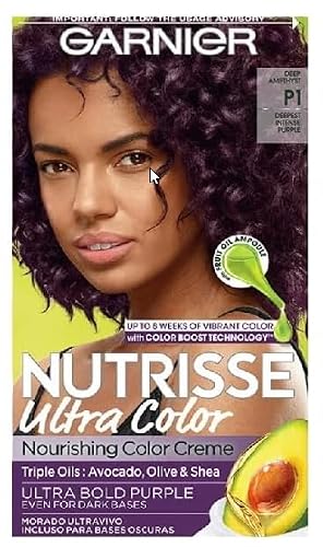 Garnier Nourishing Hair Color Creme, P1 Deepest Intense Purple, 2 Pack Beauty & Personal Care Garnier