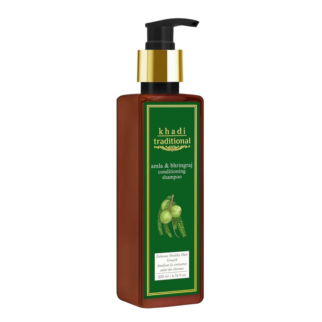 Khadi Traditional Natural Hair Care Shampoo Set, Coconut Milk, Amla & Bhringraj, Honey & Almond, With Herbal Extracts (Amla & Bhringraj) Beauty & Personal Care Khadi Traditional