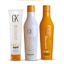 GK HAIR Vegan Shampoo & Conditioner Set (240ml) with The Best Keratin Treatment (100ml) | Complete Hair Care Kit for Smoother, Nourished, Healthier Beauty & Personal Care GK HAIR