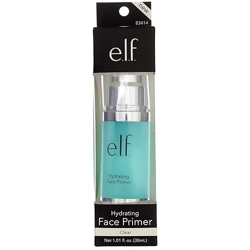 e.l.f. Hydrating Face Primer, Clear, 83414, 1.01 fl oz (3 Pack) (Bundle) Beauty & Personal Care e.l.f.