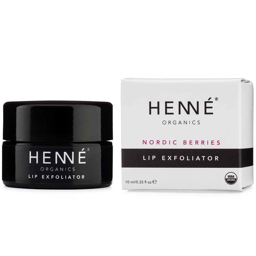 Henné Organics Lip Exfoliator - Natural and Organic Sugar Scrub - Nordic Berries Beauty and Personal Care Hennà Organics