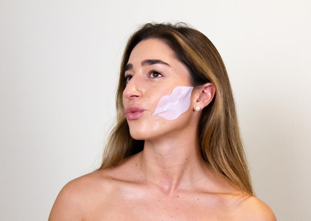 BioRepublic Lip Mask Gift Box - Pucker Up Hydrating & Plumping Lip Treatment for Dry, Chapped Lips - Collagen + Hyaluronic Acid Overnight Lip Sheet