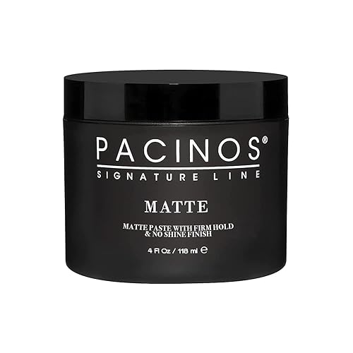 Pacinos Matte Hair Paste - Firm Hold, No Shine, Sculpting & Styling Wax, Long Lasting Definition & Texture, No Flakes, All Hair Types, 4 fl. oz. Beauty & Personal Care Pacinos