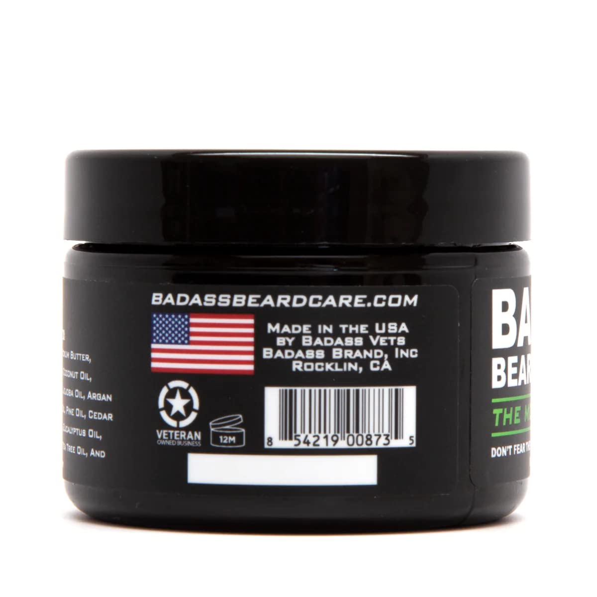 Badass Beard Care Beard Butter For Men - THE MOUNTAIN MAN, 3 oz - Made of Natural Ingrediens for Healthy, Soften and Itchness Free Beard and Mustache Beauty and Personal Care Badass Beard Care