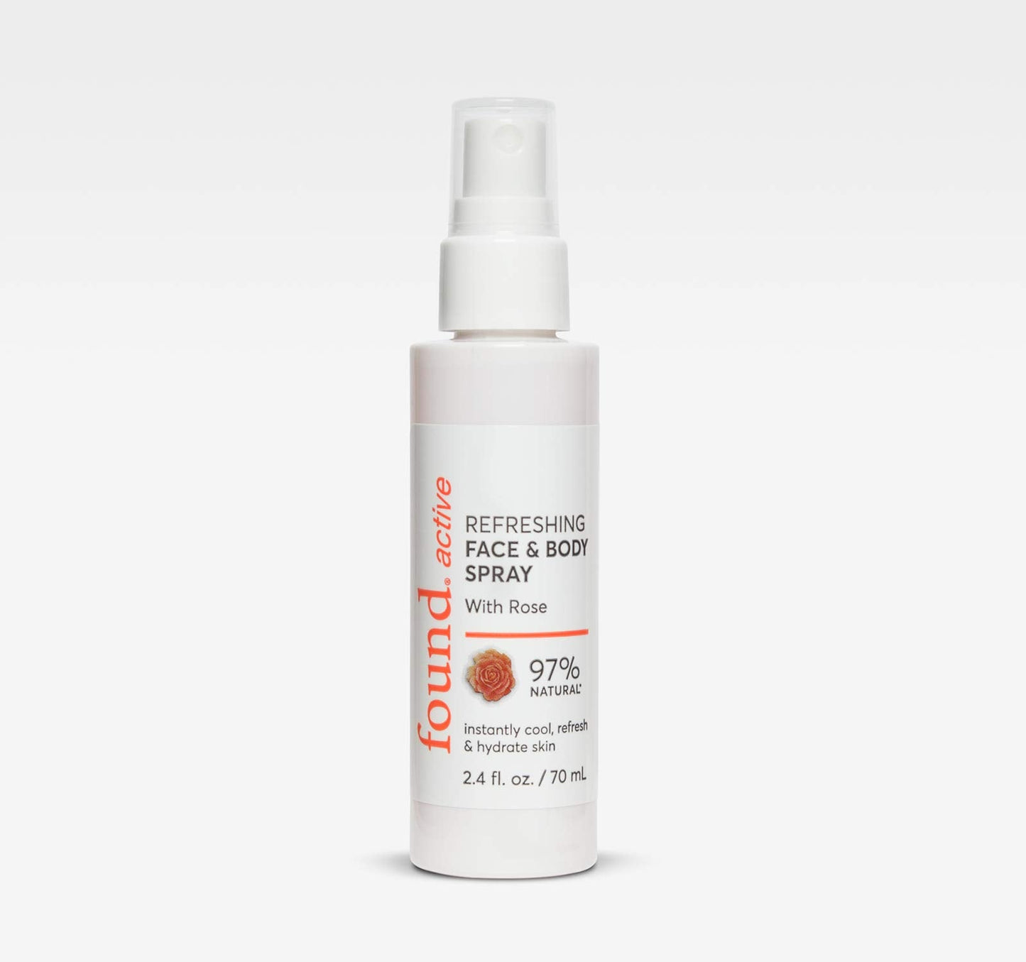 Found Active Refreshing Multitasking Face & Body Spray with Rose Instantly Cools, Refreshes, & Hydrates Skin, 2.4 Fl Oz Beauty & Personal Care Found Active