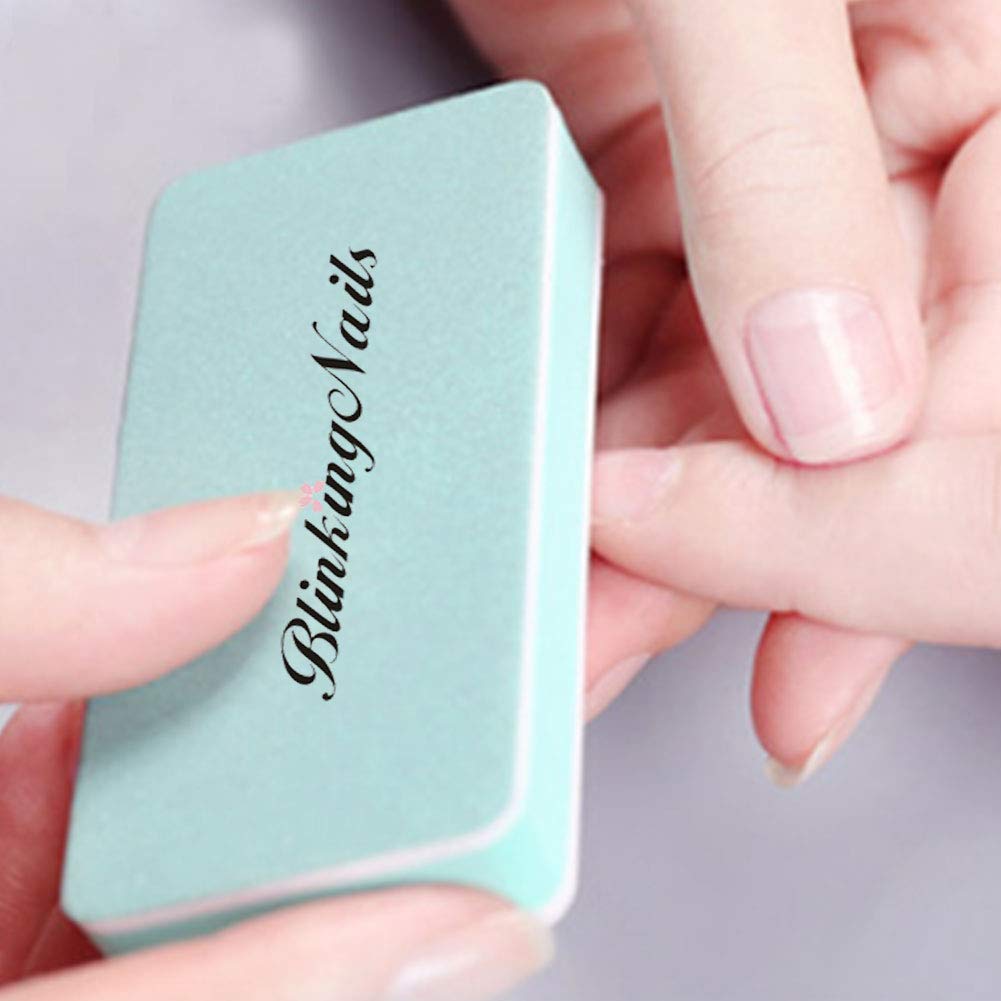 BlinkingNails Nail Buffer File with Double Sides Professional Nail Polishing Block 1000/4000 Grit Shiner Manicure Nail Art Tools for Natural Nails Beauty & Personal Care BlinkingNails
