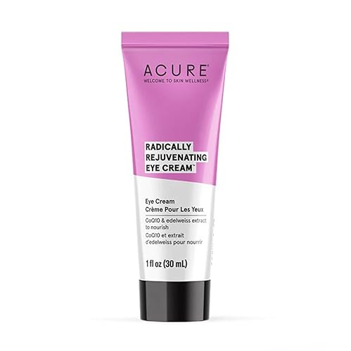 Acure Radically Rejuvenating Eye Cream - Under Eye Cream for Dark Circles & Wrinkles, Firming & Hydrating Treatment to Brighten, Anti Aging Beauty & Personal Care Acure