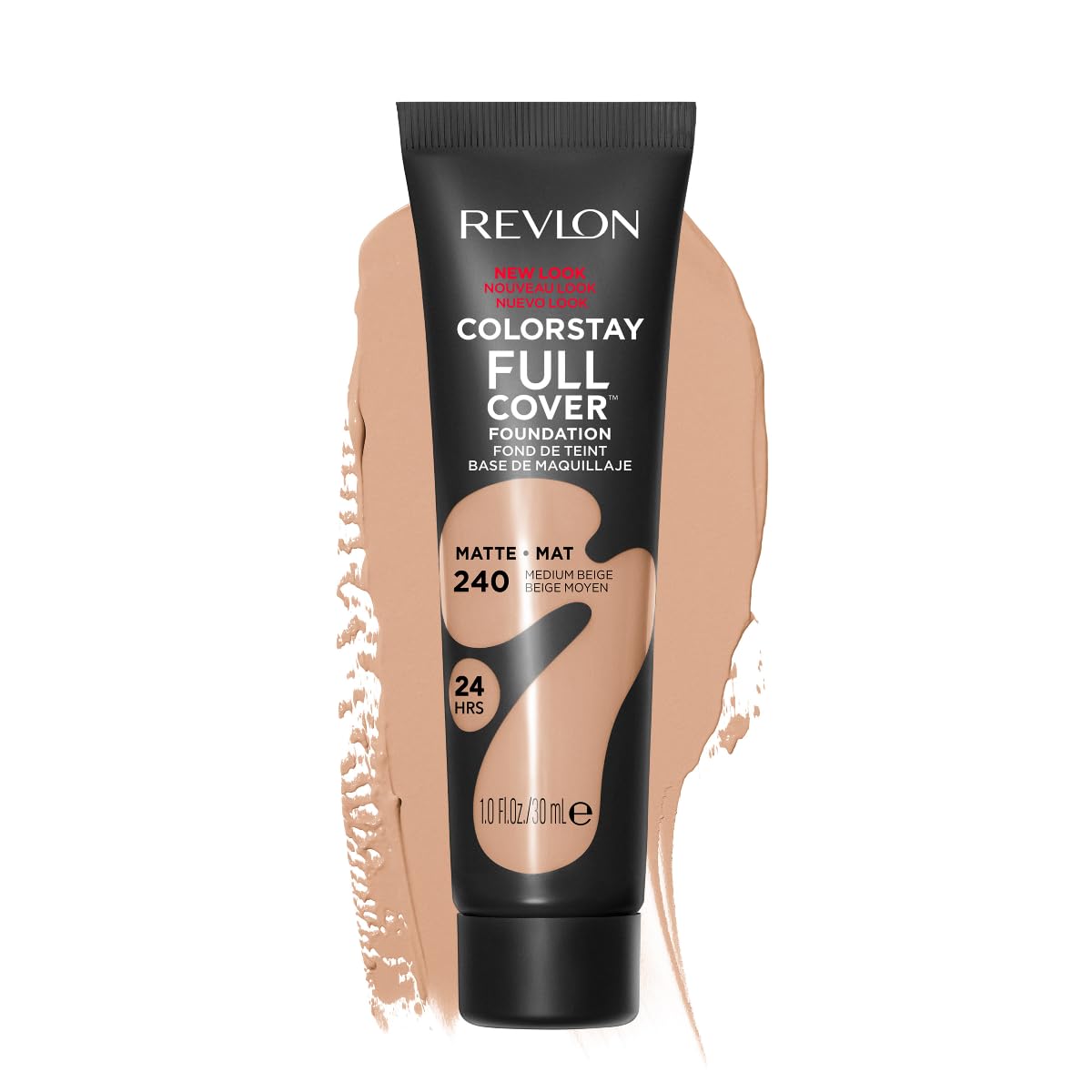 Revlon Liquid Foundation, ColorStay Face Makeup for Normal and Dry Skin, Longwear Full Coverage with Matte Finish, Oil Free, Medium Beige, 1.0 Fl Oz Beauty & Personal Care REVLON
