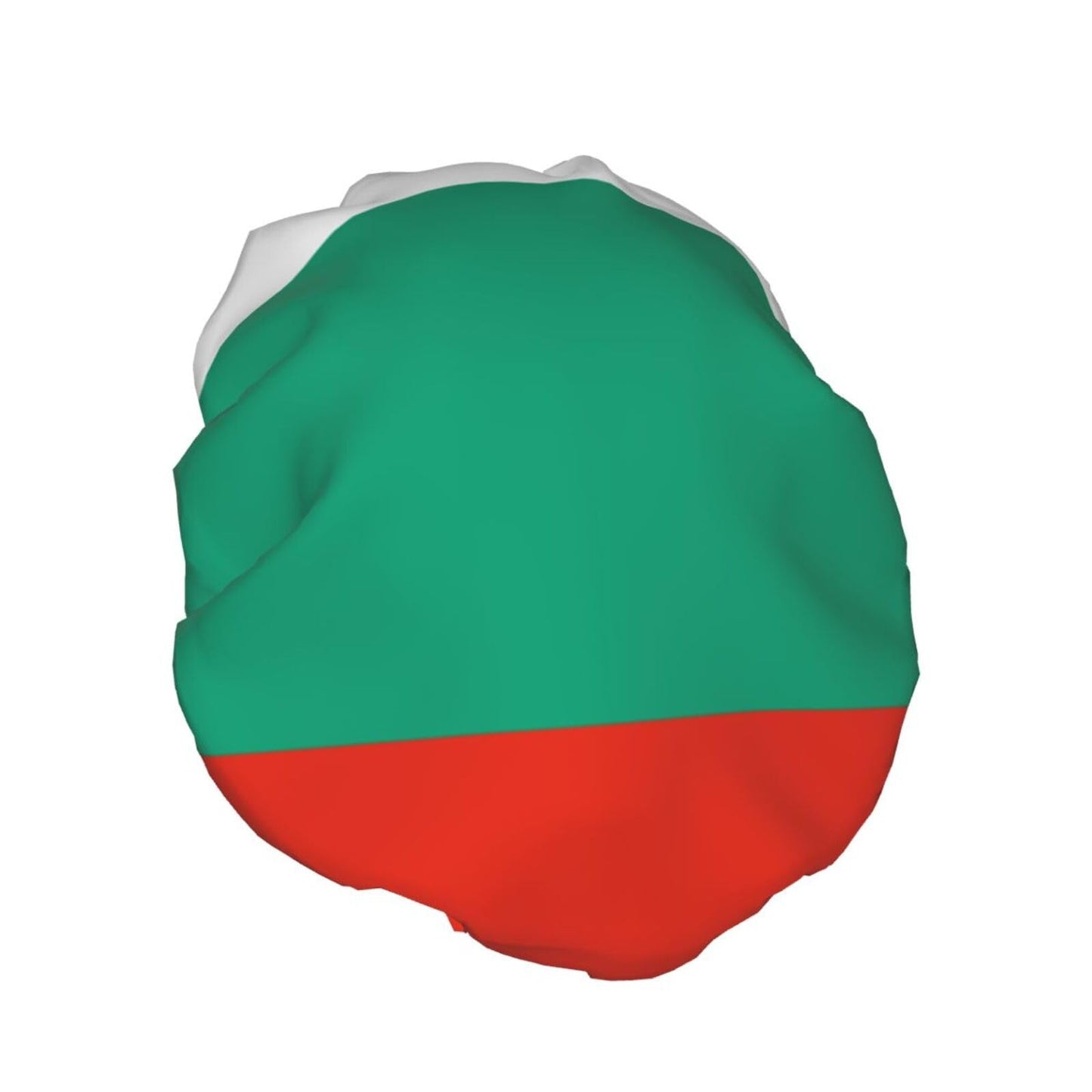 Bulgaria Flag Prints Shower Cap Double Layer Lined Waterproof Bathing Shower Hat Beauty and Personal Care Hayyett