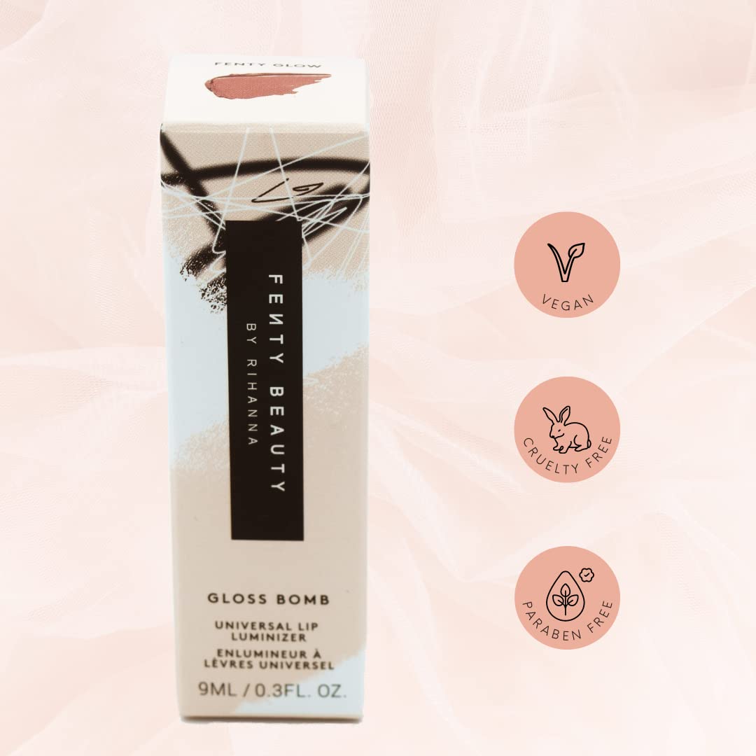 Gloss Bomb Universal Lip Luminizer - 01 Fenty Glow by Fenty Beauty for Women - 0.3 oz Lip Gloss Beauty & Personal Care FENTY BEAUTY