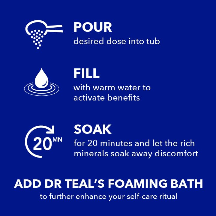 Dr Teal's Epsom Salt Magnesium Soak, Lavender, Eucalyptus & Wellness Trio, 3 lbs (Pack of 3) Beauty and Personal Care Dr Teal's