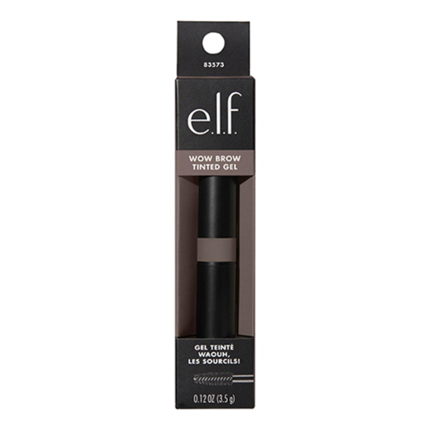 e.l.f. Wow Brow Gel, Volumizing, Buildable, Wax-Gel Hybrid, Creates Full, Voluminous-Looking Brows, Locks Brow Hairs In Place, Neutral Brown Beauty & Personal Care e.l.f.