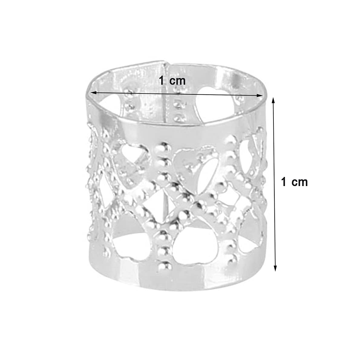 Tbestmax 200 pcs Dreadlocks Beads Hair Braid Rings Clips Dread Locks Hair Braiding Metal Cuffs Decoration/Accessories Jewelry, Silver and Gold Beauty & Personal Care Tbestmax