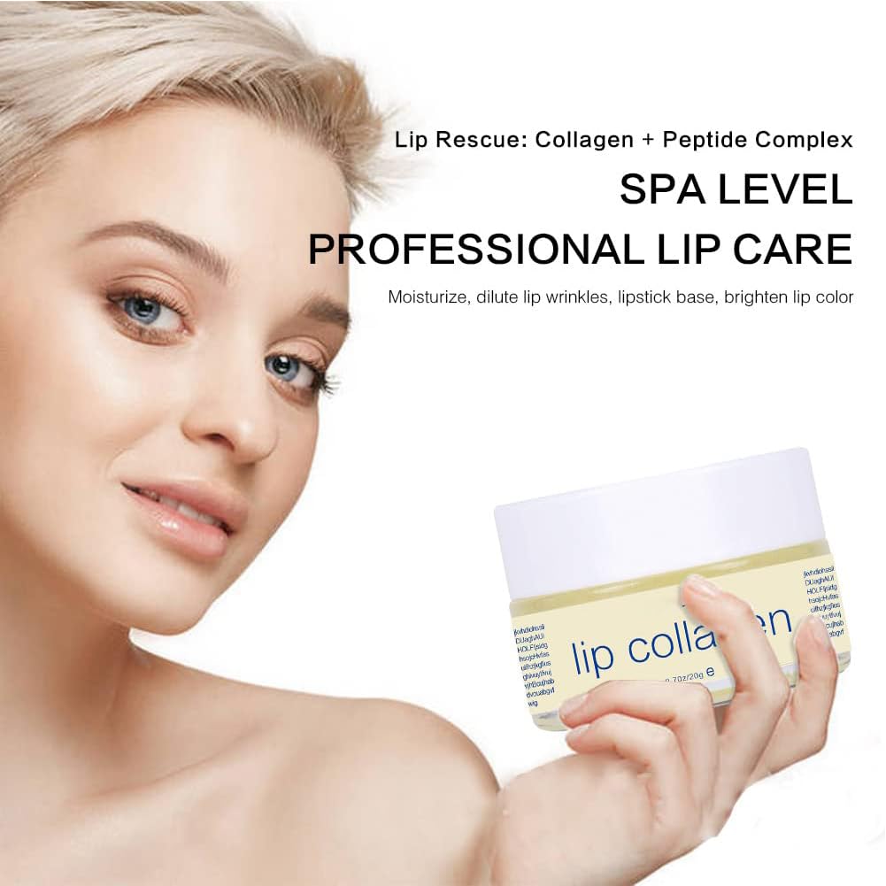 Lip Collagen with Peptide & Stem Cell Complex, Lip Balm for Dry Lips, a Lip Moisturizer for Lip Care and Lip Treatment Beauty and Personal Care Grospe