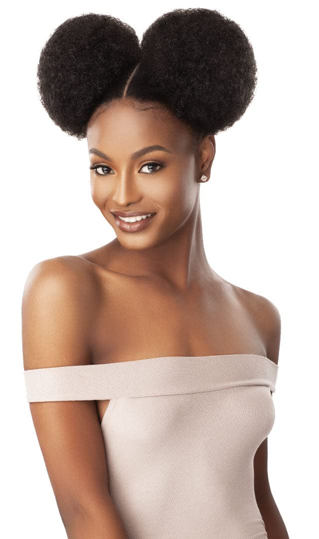 Outre Synthetic Quick Pony AFRO PUFF DUO LARGE (1B)