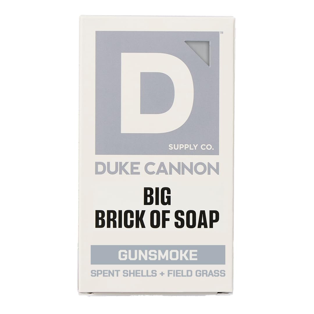 Duke Cannon Supply Co. Extra Large Bar Soap - Men's Natural Bar Soap with a Masculine Scent - Spent Shells + Field Grass - Body Soap for Men - All Beauty & Personal Care Duke Cannon Supply Co.