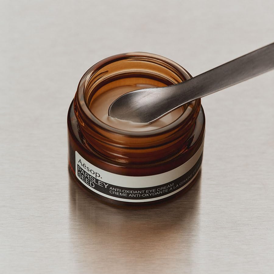 Aesop Parsley Seed Anti-Oxidant Eye Cream for Dry Skin | Vitamins C & E to Gently Nourish Skin | 10mL / 0.3 oz Beauty & Personal Care Aesop