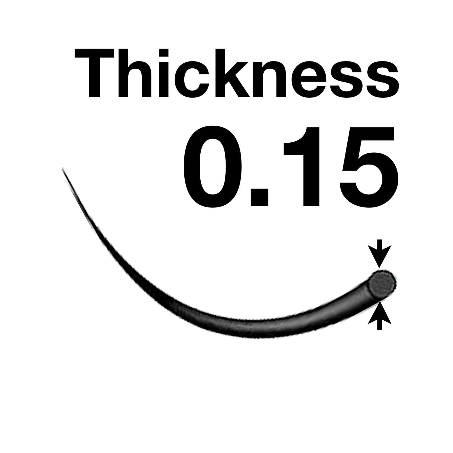 EMILYSTORES Eyelash Extensions 0.15mm Thickness C Curl Mixed 8-14mm Length Individual Volume Natural Eyelashes For Lash Extensions(0.15,C,Mixed Beauty & Personal Care EMILYSTORES