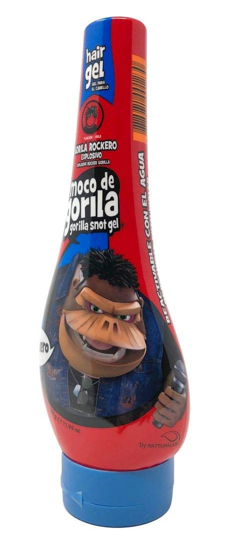 Moco De Gorila Gel Mega Hold 11.99 Ounce (Red) Rockero (355ml) (3 Pack) Beauty & Personal Care Moco de Gorila