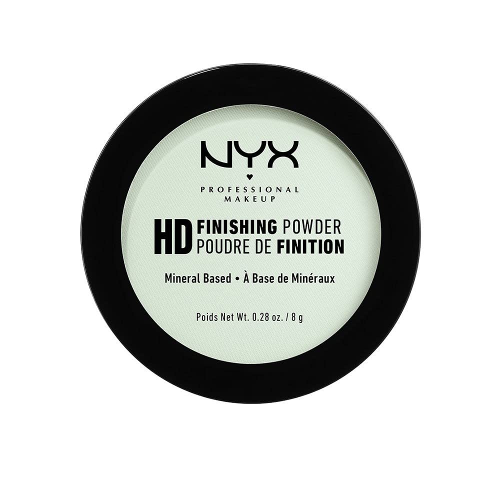 NYX PROFESSIONAL MAKEUP HD Finishing Powder, Pressed Setting Powder - Mint Green Beauty & Personal Care NYX PROFESSIONAL MAKEUP