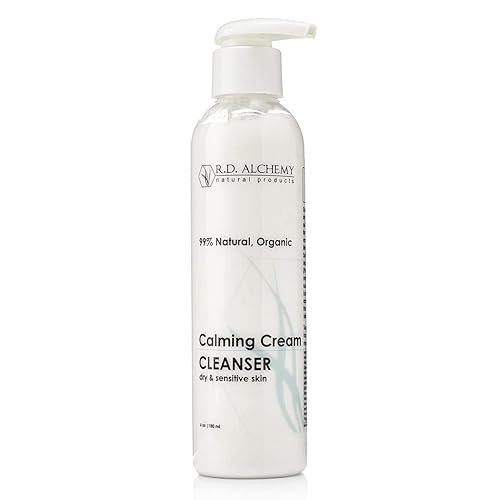RD Alchemy - 100% Natural & Organic Calming Cream Cleanser. Sulfate Free Face Wash for Dry, Sensitive Skin - Soothing while Cleansing & Moisturizing. Beauty & Personal Care R.D. ALCHEMY