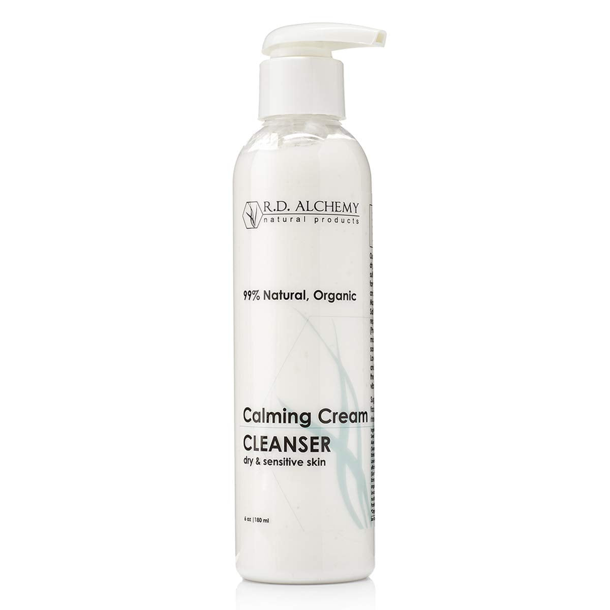 RD Alchemy - 100% Natural & Organic Calming Cream Cleanser. Sulfate Free Face Wash for Dry, Sensitive Skin - Soothing while Cleansing & Moisturizing. Beauty & Personal Care R.D. ALCHEMY