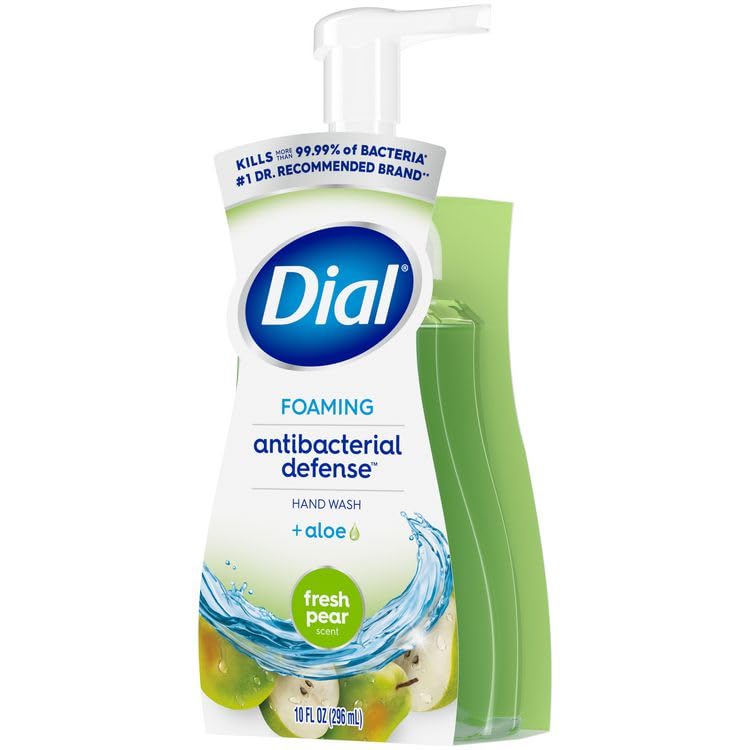 Antibacterial Foaming Hand Wash, Fresh Pear Scent, 10 oz, 8/Carton Beauty & Personal Care Dial Professional
