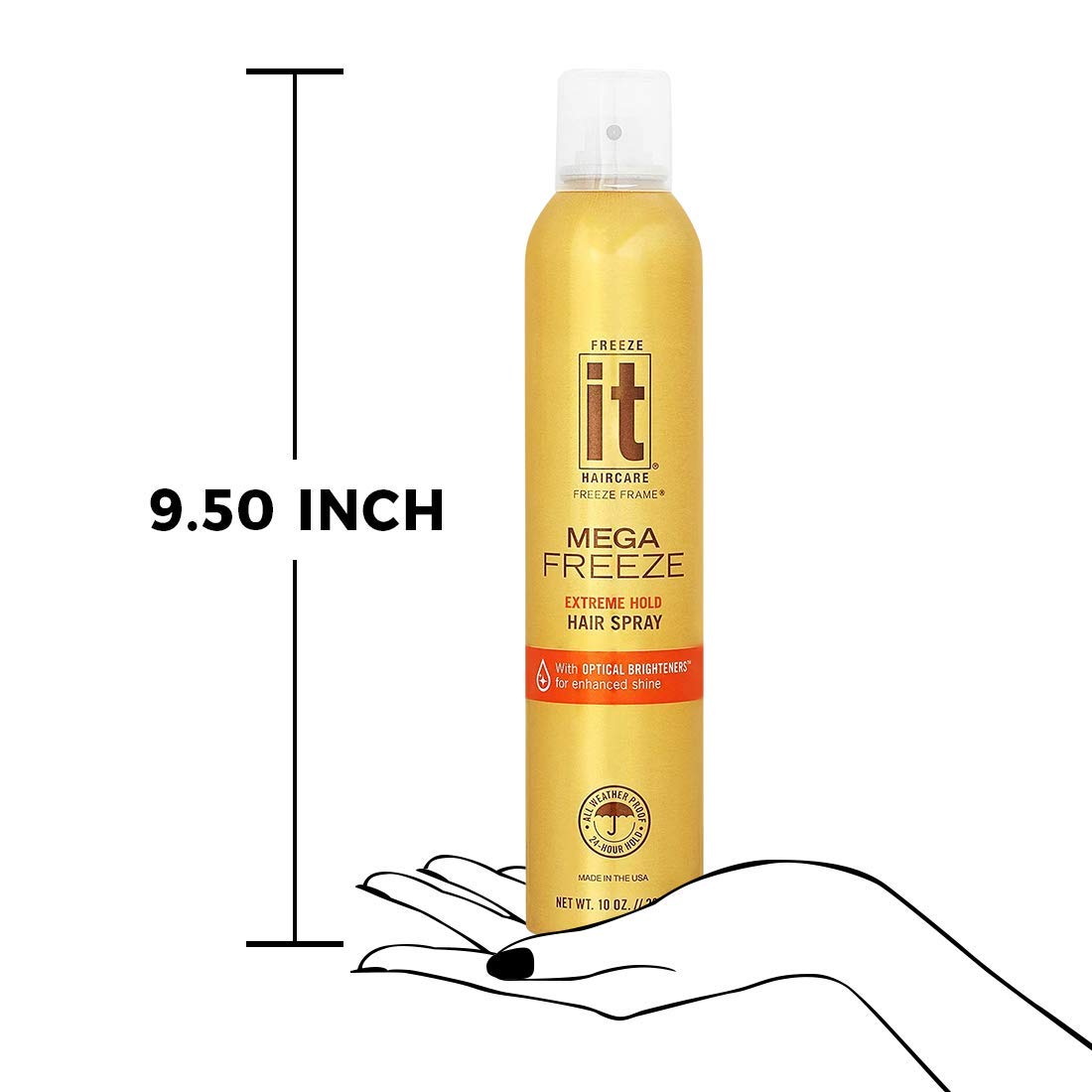 Freeze It, Mega Freeze Hair Spray, 10 Oz. Beauty & Personal Care Freeze It
