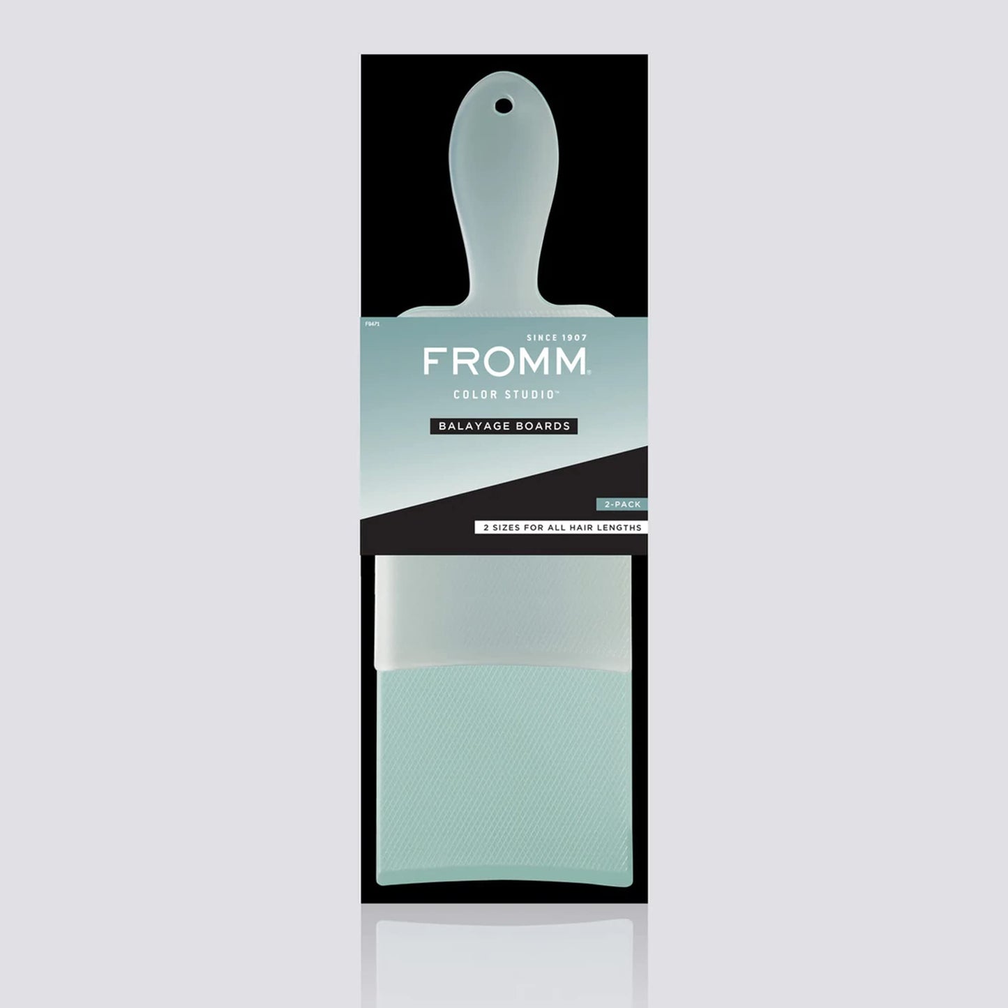 Fromm Color Studio Balayage Board Set for Hair Color, Highlighting, Hair Dye, Double Sided, Light Green Long Board and Darker Green Short Board Beauty & Personal Care Fromm