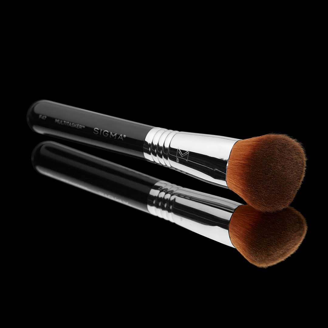 Sigma Beauty F47 Multitasker Makeup Brush - Multi-Use Face Makeup Brush for Blending, Contouring, & Buffing, Use with Foundation, Blush, Bronzer Beauty & Personal Care Sigma Beauty