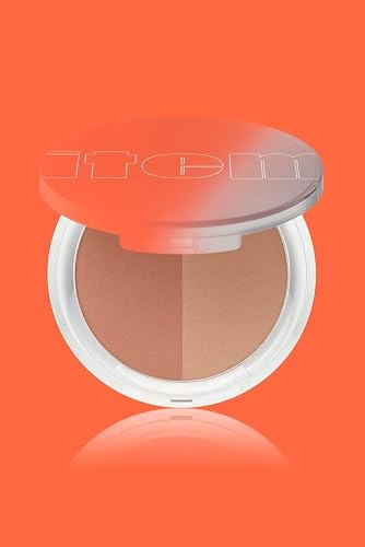 ITEM Beauty by Addison Rae, Clean Makeup, Cheek Money, Swipe and Glow Bronzer Contour Duo (Mood Vibez) Beauty & Personal Care ITEM Beauty