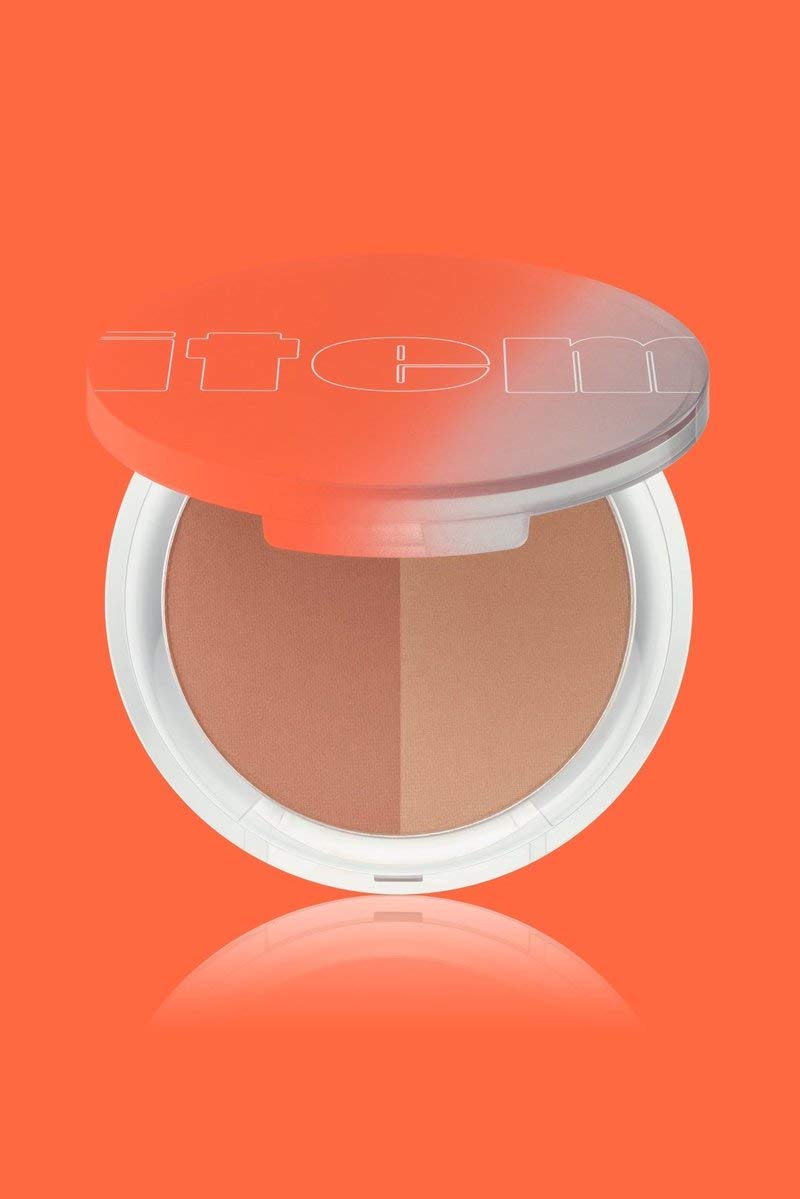 ITEM Beauty by Addison Rae, Clean Makeup, Cheek Money, Swipe and Glow Bronzer Contour Duo (Mood Vibez) Beauty & Personal Care ITEM Beauty