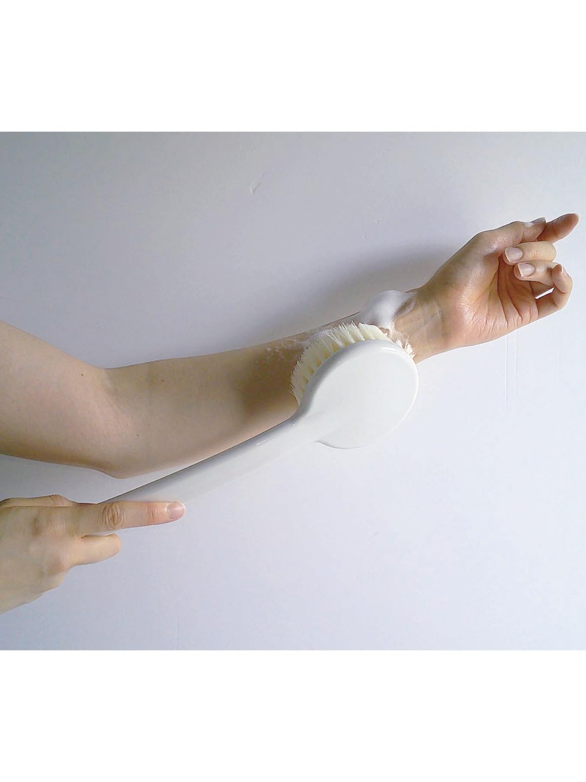 OHE Body Brush, Approx. 14.6 x 3.3 x 2.0 inches (37 x 8.5 x 5 cm), amois White Beauty and Personal Care OHE
