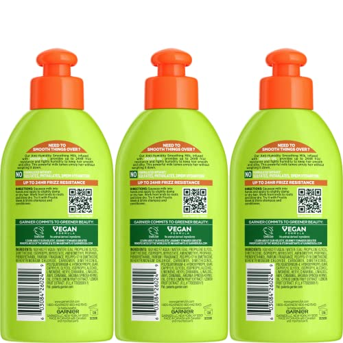 Garnier Fructis Style Anti-Humidity Smoothing Milk for Frizz Resistance, 5.1 Fl Oz, 3 Count, (Packaging May Vary) Beauty & Personal Care Garnier