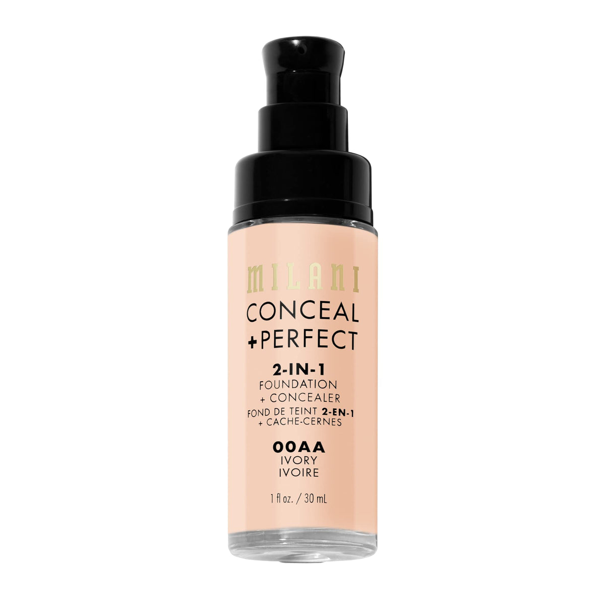 Milani Conceal + Perfect 2-in-1 Foundation + Concealer for a Flawless Complexion, Under Eye Corrector, Cover Redness and Imperfections, Waterproof Beauty & Personal Care Milani