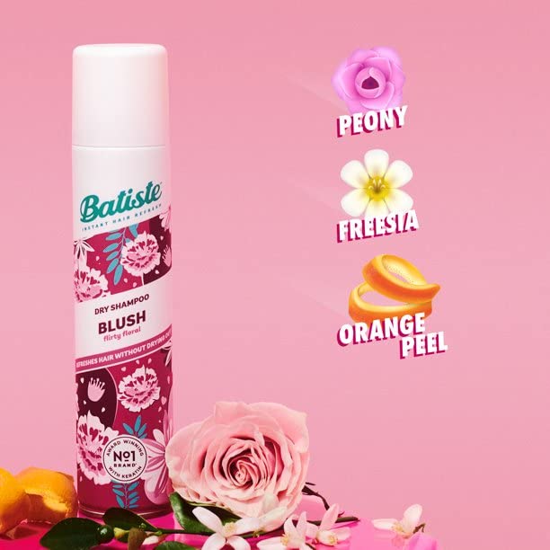 Batiste Dry Shampoo, Blush Fragrance, 6.73 Ounce