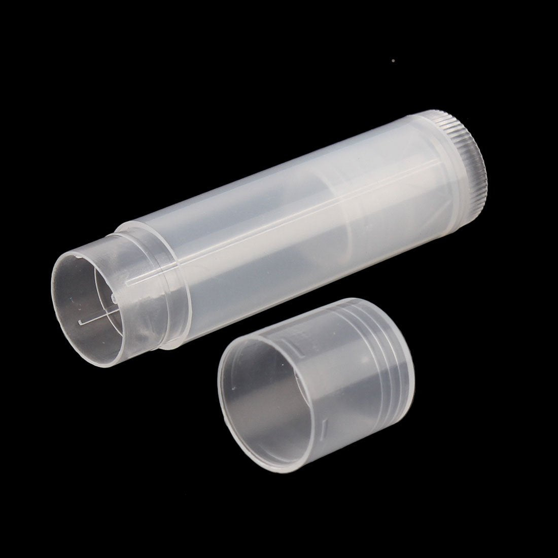 Ruilogod Plastic Empty Lip Balm Tube Lipstick Chapstick Container Cosmetic Holder 5 Pcs Clear (id: 004 6b1 f43 ffe ed9 Beauty and Personal Care Ruilogod