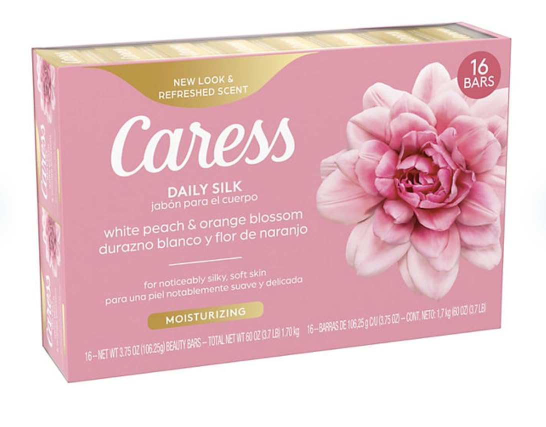 Caress Daily Silk bar Soap (16 X 3.75 Oz)Total Net Wt (60 Oz),, () Beauty & Personal Care Caress