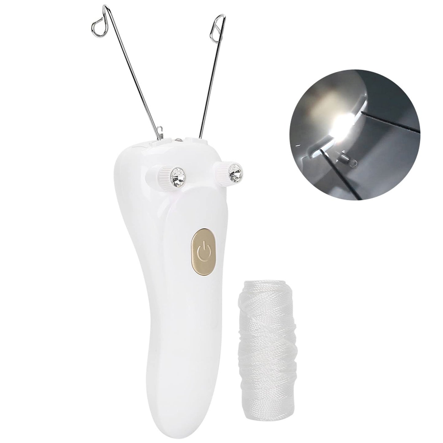 JTLB Electric Thread Epilator Epilator Cotton Thread Epilator with USB Charging (USB Cable Cotton Thread Host) (Gold) Beauty and Personal Care JTLB