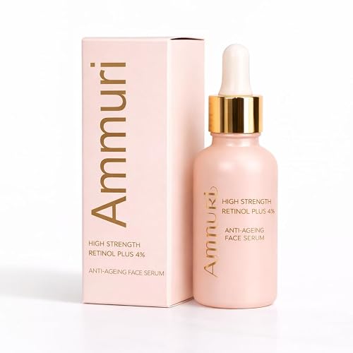 Ammuri (4% Retinol) Retinol Serum High Strength For Face? Anti Aging Formula? Face Serum For Women & Men? Best For Skin care, Face Care, Acne Beauty & Personal Care Ammuri