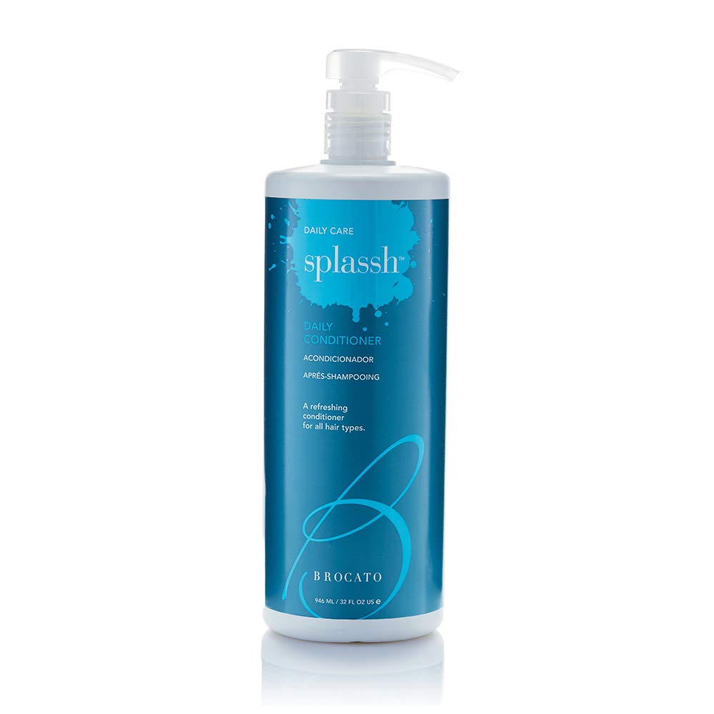 Brocato Splassh Daily Hair Conditioner: Moisturizing Conditioner with Fortifying Keratin and Natural Aloe Vera, Chamomile and Rosemary - No Sulfate or Beauty & Personal Care Brocato