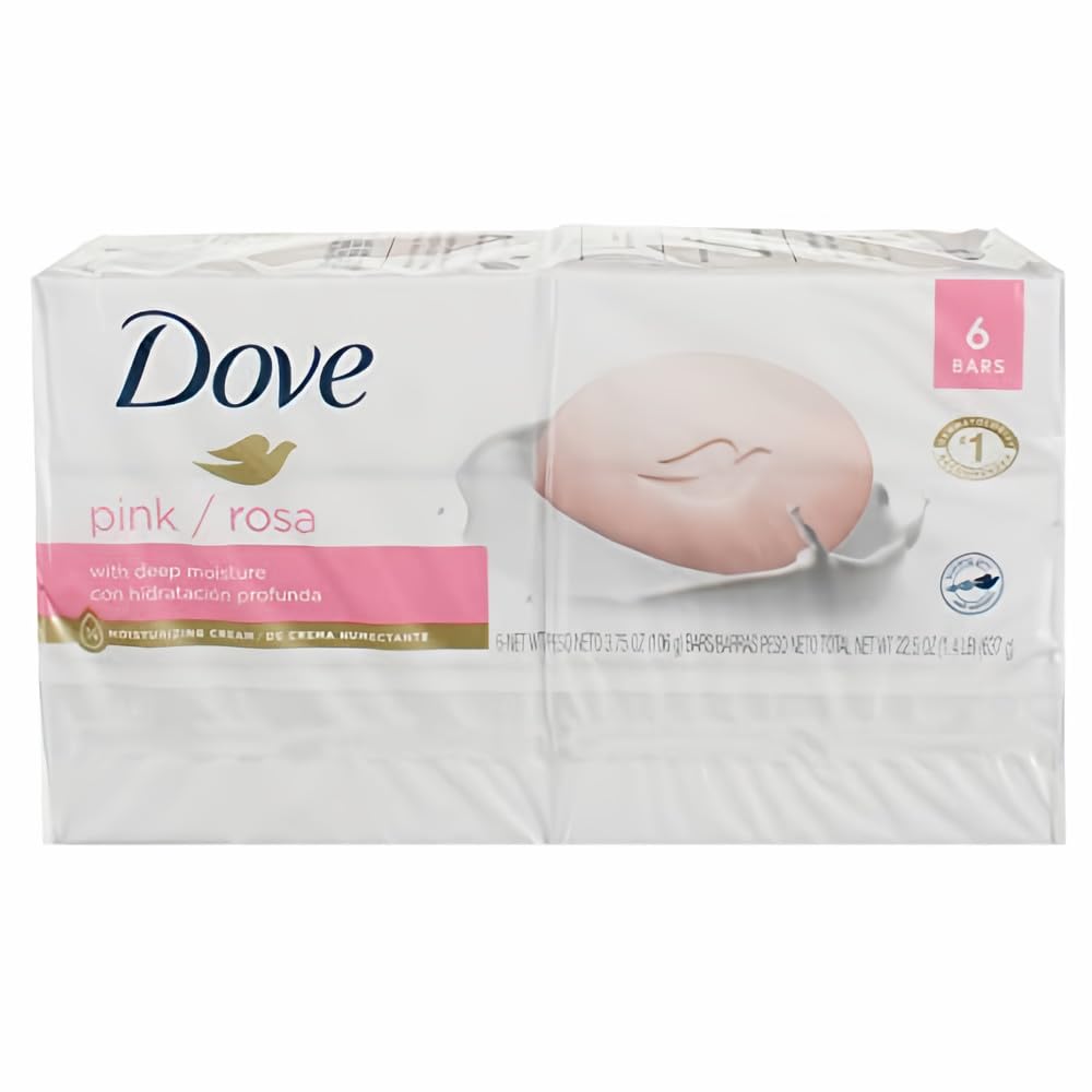 Dove Beauty Bar - Pink - 4 oz - 6 ct - 2 pk Beauty & Personal Care Dove
