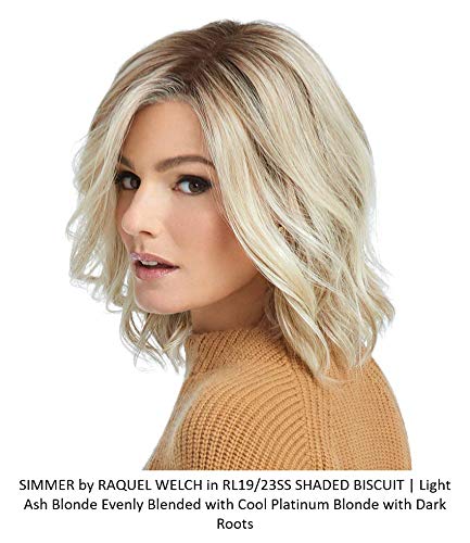 SIMMER Lace Front 6 PC Bundle: SIMMER wig, 4oz Mara Ray Luxury Shampoo & Conditioner, Comb, Beige Wig Cap, 19 Page Belle of Hope Q & A Guide (RL8/29) Beauty & Personal Care Raquel Welch, Mara Ray Belle of Hope, Beauty Town