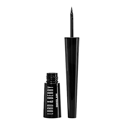 Lord and Berry Inkglam Eyeliner - Eye Makeup for Natural to Bold Looks - Waterproof Eyeliner with 24 Hour Wear - Shiny Finish - 1121 Black - 0.03 oz Beauty & Personal Care Lord & Berry