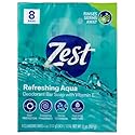 Zest 8-Bar Bath Size Soap, Aqua, 4 Ounce per bar, 8 bars, 32 Ounce Beauty & Personal Care Zest