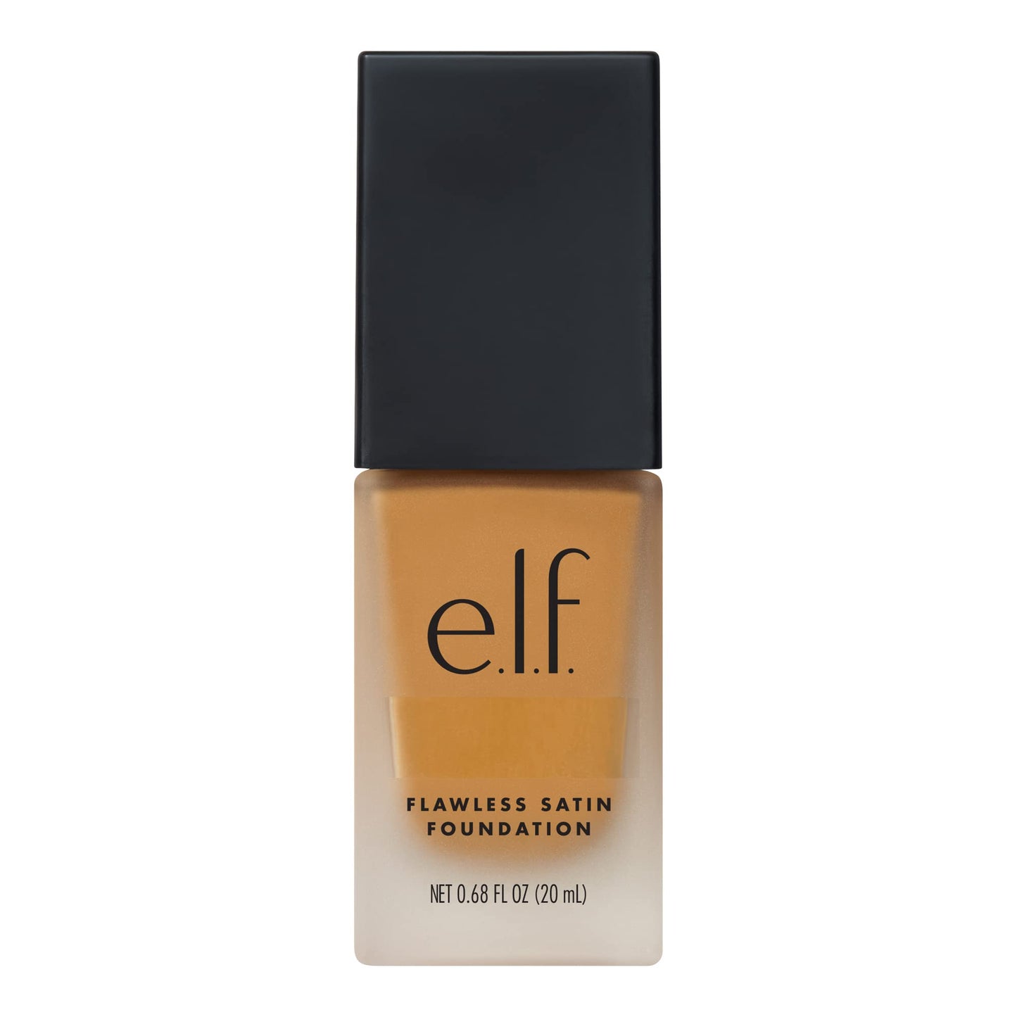 e.l.f. Flawless Satin Foundation, Lightweight & Medium Coverage, Semi-Matte Finish, Vegan , Almond, 0.68 Fl Oz (20mL) Beauty & Personal Care e.l.f.