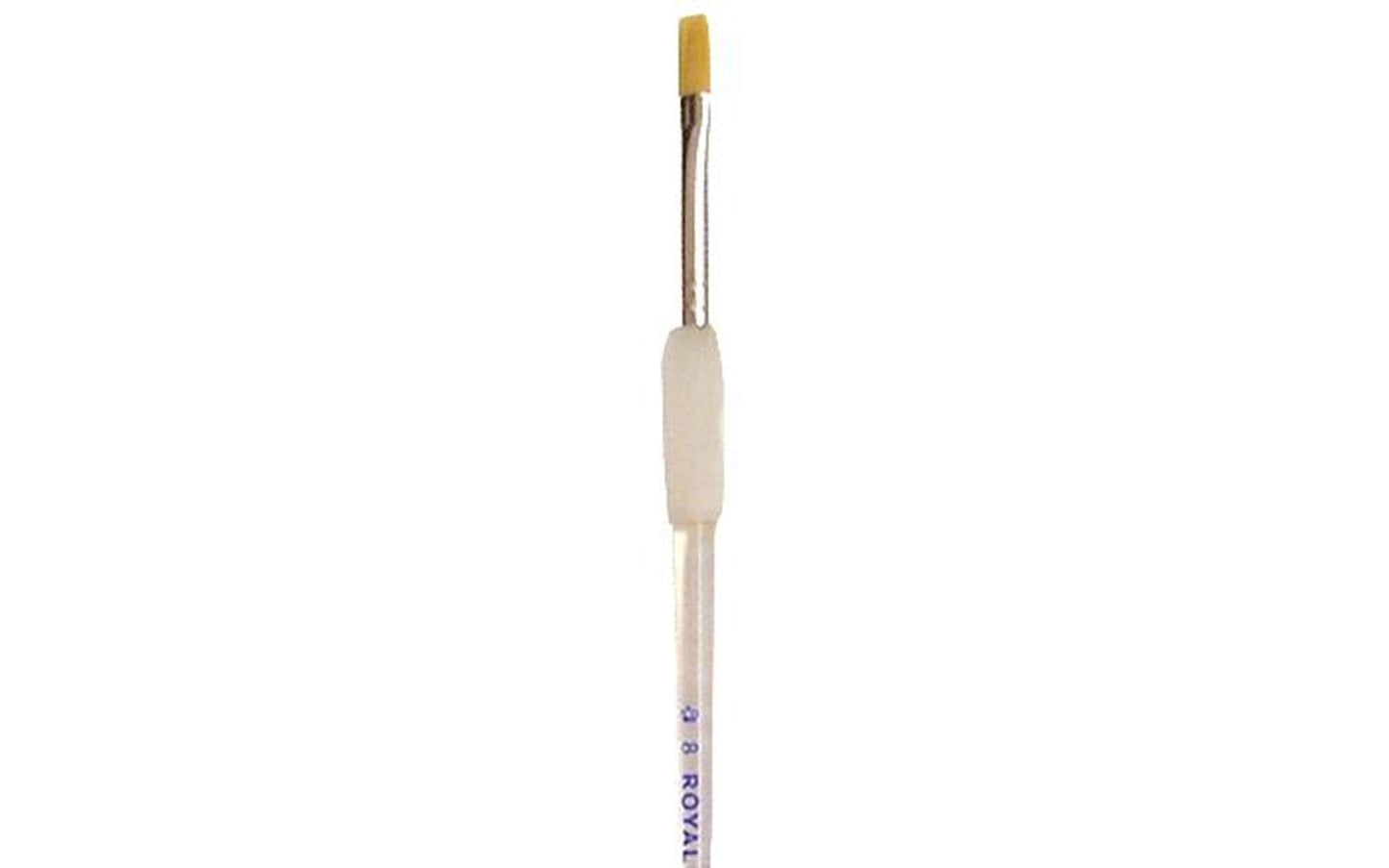 Soft-Grip Golden Taklon Shader Brush-Size 8 Fabric Beauty & Personal Care OMNIA Brush
