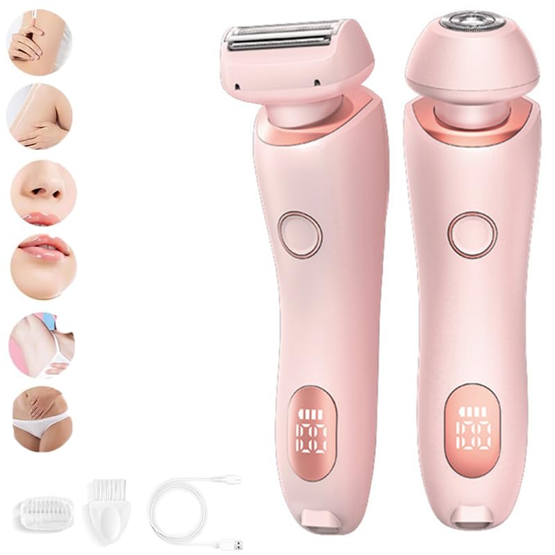 ENVGSOMP Silkglide Pro - 2024 Best Silk Glide Razor, Silk Glide Epilator Painless Hair Removal at Home, 2 in 1 Electric Shaver Razors for Women, Wet Beauty and Personal Care ENVGSOMP